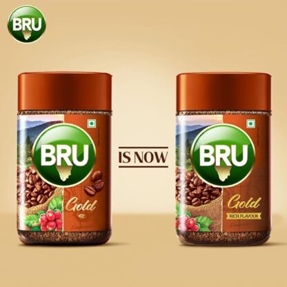 Bru Gold | Premium Freeze-Dried Coffee | Experience Intense Coffee Taste | Aromatic Instant Coffee | 100g - Image 3