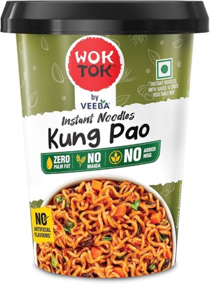 VEEBA WOKTOK INSTANT CUP NOODLE KUNG PAO 92.5G