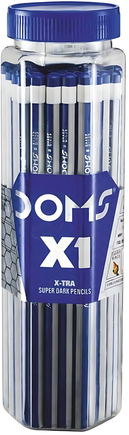 DOMS X1 Jar of Pencil (Set of 30, Blue skin, Grade 2B) - Image 2