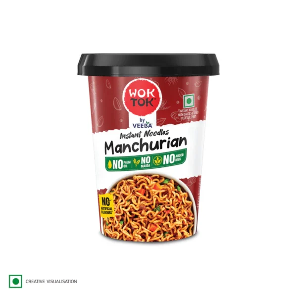 VEEBA WOKTOK INSTANT CUP NOODLE MANCHURIAN 92.5 G