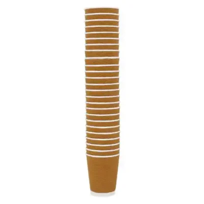 PAPER CUP RIPPLE 250 ML 25U