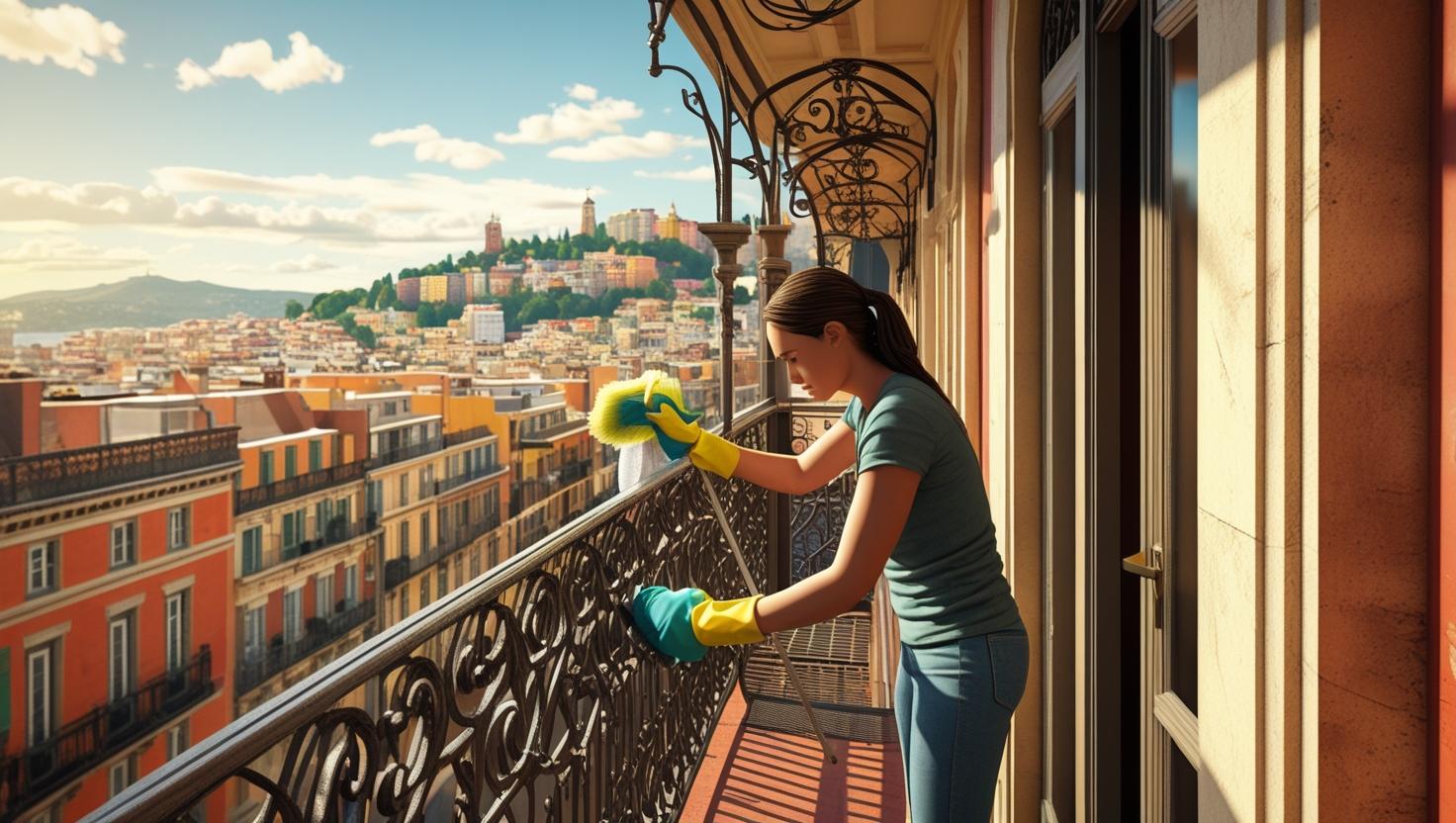 Balcony Cleaning
