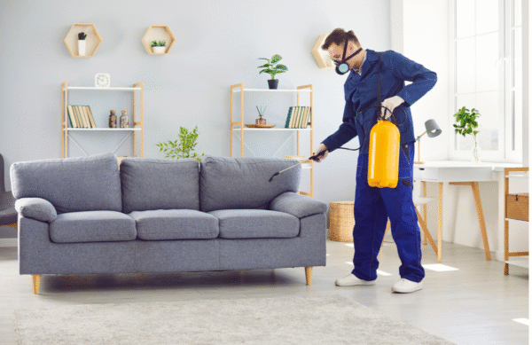 Apartment pest control (excludes utensil removal)
