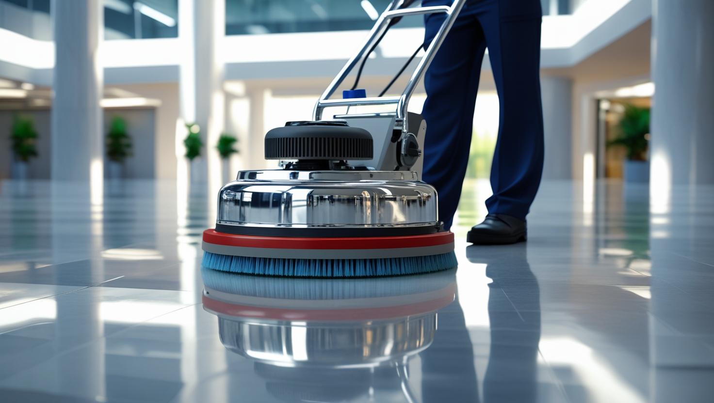 Floor Scrubbing & Polishing