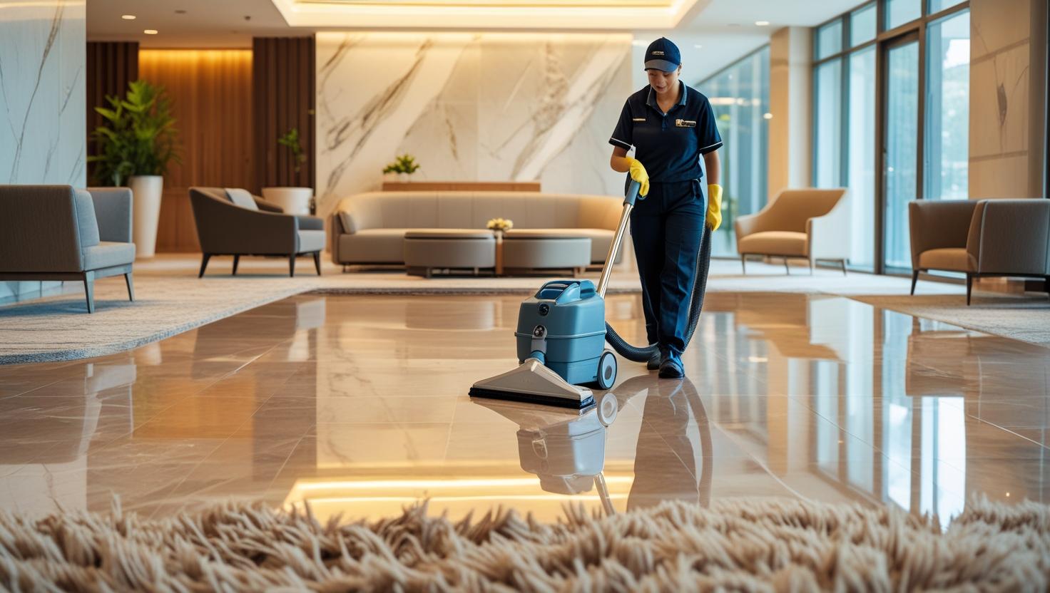 Entrance Lobby Deep Cleaning