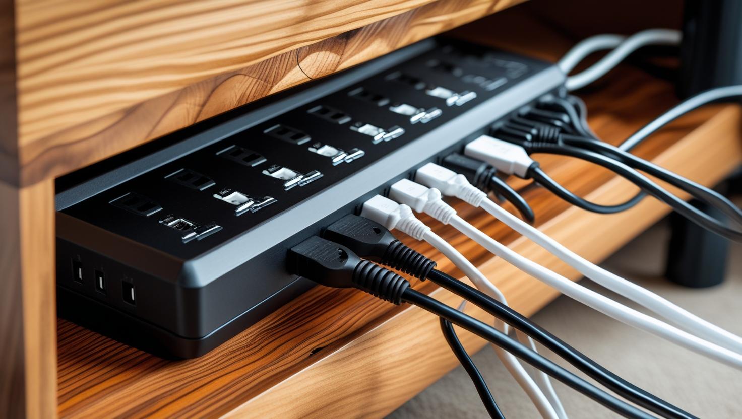 Smart Power Strip with USB Ports